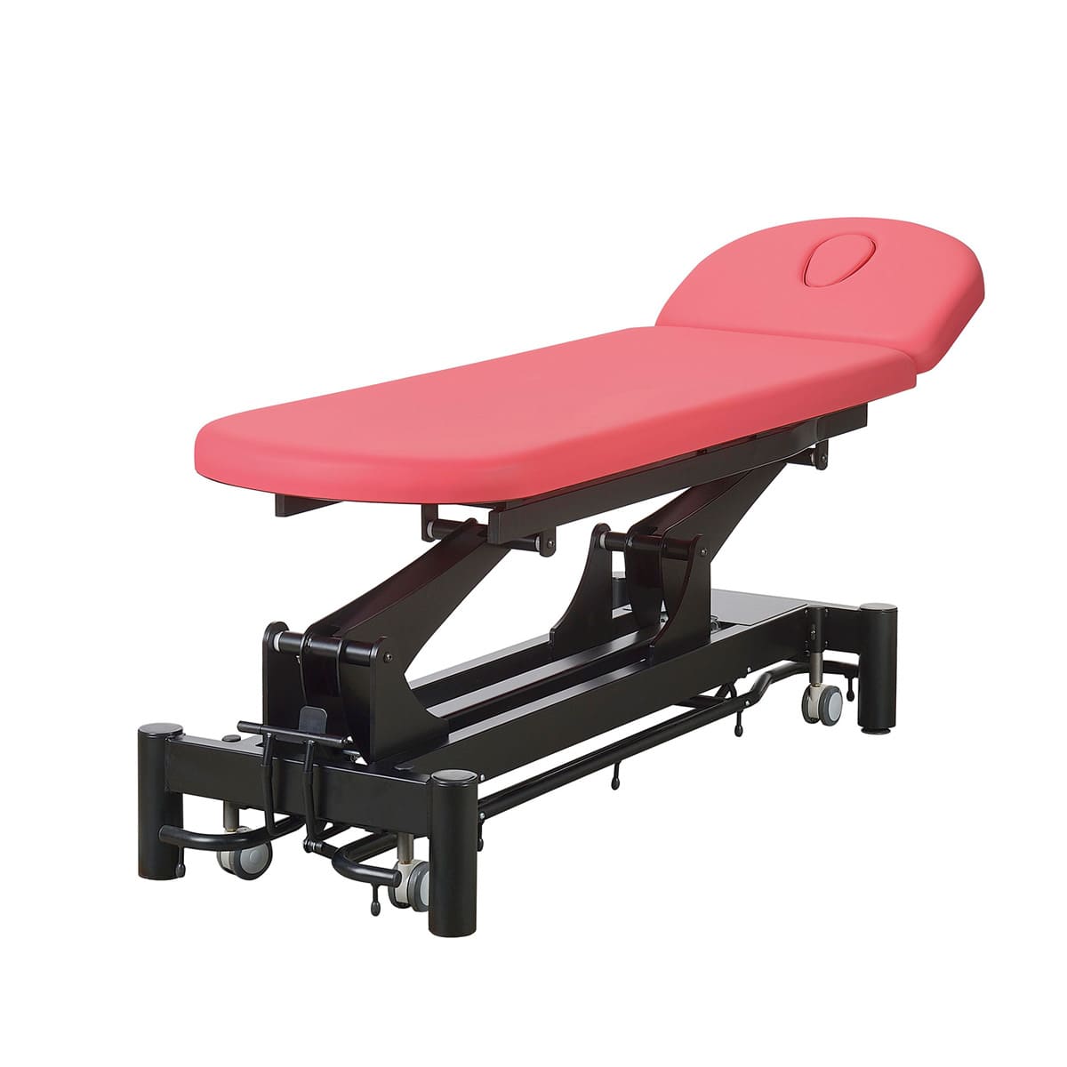 Physio/Osteo table 2 sections, with face hole, all around foot controller